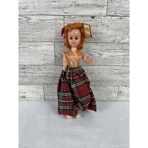 7.5” Vintage "Miss Scotland" International Doll Hard Plastic Made In Japan
